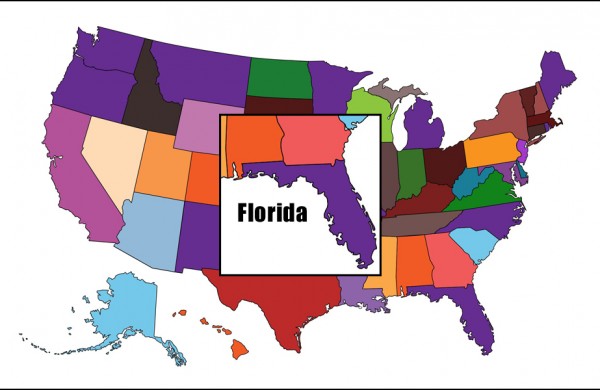 USA Map - Florida
