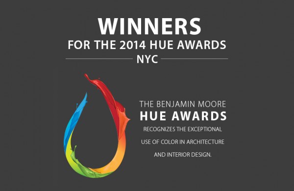 Benjamin Moore 2014 HUE Award Winners