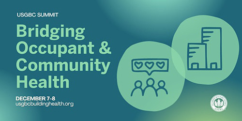 USGBC Summit - Bridging Occupant and Community Health